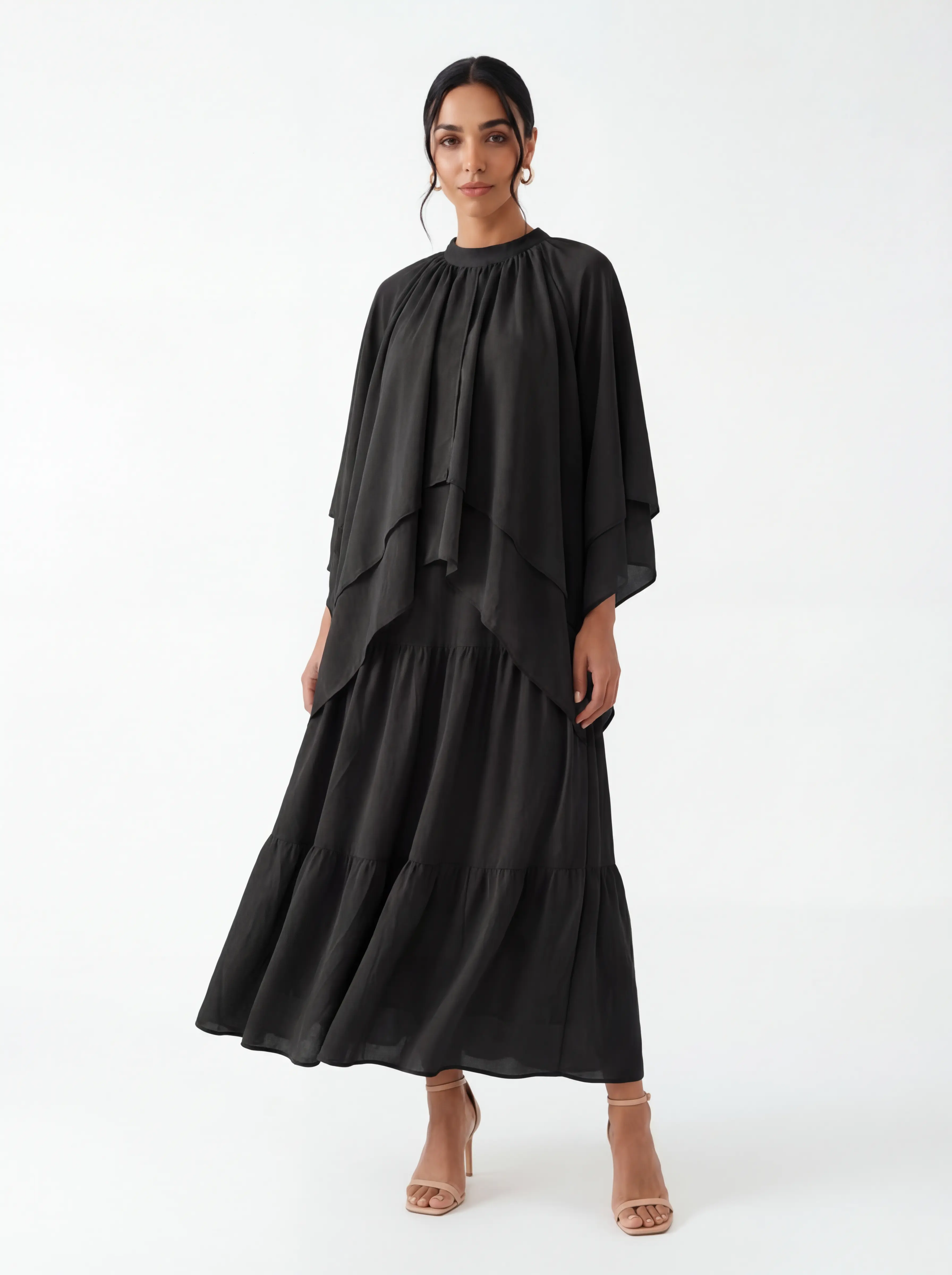 فستان بلاك طبقات