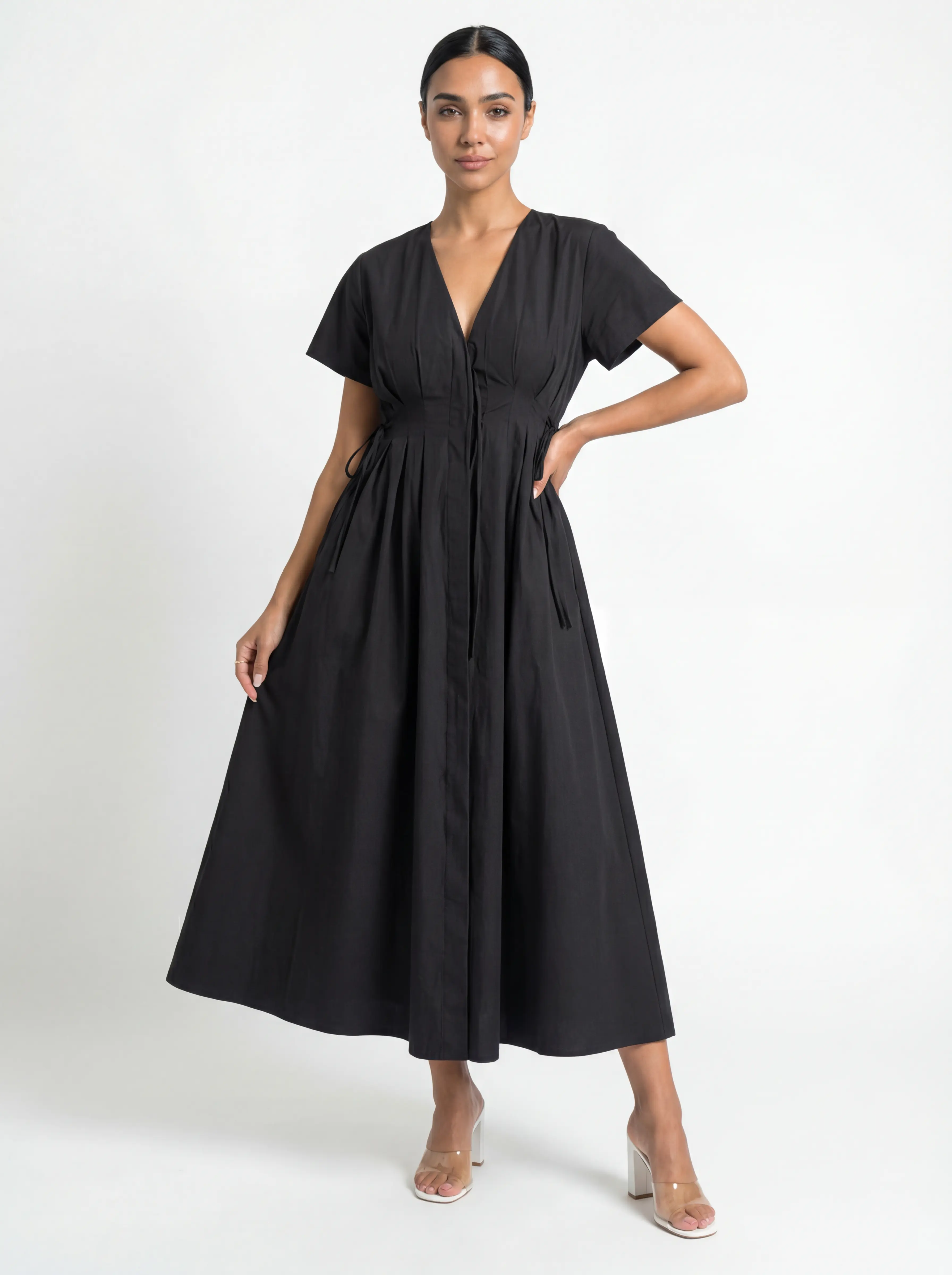 فستان بلاك فلو